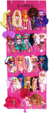 HOME4 Hanging Over The Door 25 Pockets Storage Organizer Holder Compatible with Surprise Toys Dolls Omg Barbie Lol (Pink)...