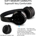 BH-530-B Bluetooth Headphone with Soft Fit Ear Covers, Built-In Microphone, Black...