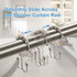 Shower Curtain Hooks Rings, TENOVEL Double Sided Shower Hooks Rust Proof for Bathroom Shower Rods Curtain, Durable Stainless Steel Bathroom Shower...