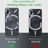 Hensinple for Nothing Phone 2 Case with Tempered Glass Screen Protector, Anti-Yellowing Military-Grade Drop Protection Cover, Shockproof Soft Slim...