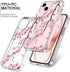 bicol Compatible with iPhone 15 Case,Crystal Clear Cover with Fashionable Designs for Girls Women,Slim Fit Shockproof Protective Acrylic Phone Cas...
