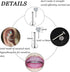 Vsnnsns 20G 18G 16G Push in Lip Rings Stainless Surgical Steel Labret Jewelry Monroe Lip Rings Nail Cartilage Tragus Helix Earrings Studs Nose Rin...