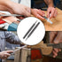 6 Inch Flat Medium Cut File, High-Carbon Steel Double Cut Teeth Single Hand File Without Handle Suitable for Wood, Metal, Sharpening...