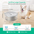 2L Dog Water Bowl No Spill Dog Bowl with Slow Feeder Mat 70oz Large Splash Proof Pet Water Dispenser with Filters Plastic Slow Drinking Bowl Vehic...