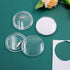 18 Pack 3 Inch/75mm Clear Button Badges Set Acrylic Design Button Badge Large Photo Buttons Pins Picture Acrylic Design for Office School Craft Su...