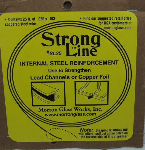 Morton Strongline Copper Restrip Reinforcement for Stained Glass...