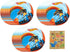 amscan Hot Wheels Wild Racer Party Supplies Bundle Pack includes 24 Dessert Paper Plates...