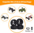 Hobbypark Front and Rear Tires & Wheels Set 12mm Hex Hubs Foam Inserts for Redcat HPI Exceed RC 1/10 Off Road Buggy Tyre (4-Pack)...