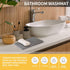Absorbent Coasters with Grooves 2 PCS, Keep Kitchen Bathroom Sink Countertop Dry, Water Absorbing Stone Tray for Under Cups/Drinks/Hand Soap Pumps...