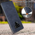 SALAWAT Compatible with Galaxy Note 9 Case Slim PU Leather Vintage Shockproof Phone Cover Lightweight Premium Soft TPU Bumper Hard PC Hybrid Prote...