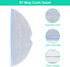 8Pcs Mop Cloth Pad for Xiaomi Roborock S7 S7 + S7 MaxV, S7 MaxV Plus, T7S T7 Plus T7S Plus Robot Vacuum Cleaners Microfiber Vacuum Mop Replacement...