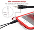 SaiTech 3.5mm Stereo Jack Splitter Cable Adapter for iPod, Mp3 Player, Mobile Phone, Laptop, PC, Headphone Speakers (Black)...