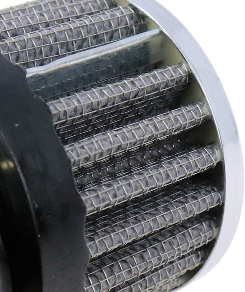 25mm Inlet Motorcycle Air Filter Replacement Cylindrical Intake Mesh Filter Accessory...