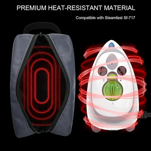 Beautyflier Mini Iron Storage Bag Travel Carrying Case Compatible with Steamfast SF-717/ for SMAGREHO/for Ivation Travel Mini Steam Iron Portable ...