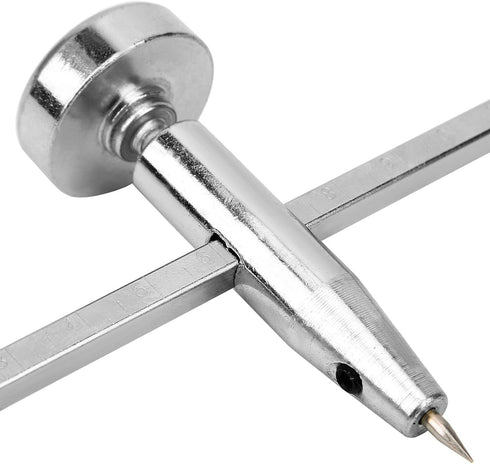 Dry Wall Circle Cutter, Stainless Steel Drywall Circle Hole Cutter Steel Shaft Plasterboard Saw Adjustable Pivot Point Drywalls Tools for Cutting ...