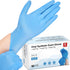 Schneider Blue Vinyl Synthetic Exam Gloves, Medium, Box of 50, 4-mil, Powder-Free, Latex-Free, Non-Sterile, Disposable Gloves...