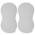 TILLYOU Baby Bassinet Sheets Cotton 2 Pack, 31.5"x18" Breathable Bassinet Mattress Protector, Soft Cradle Bassinet Crib Sheets, Gray...