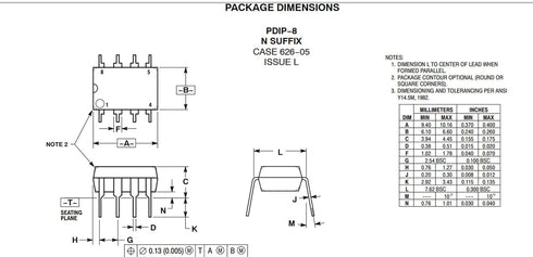 10pcs UC3842B UC3842 High Performance PWM Current Mode Controller 1 A, 8-Pin PDIP...
