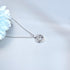 Sterling Silver Heart Necklace for Women Beating Love Heart Necklace Shiny Cubic Zirconia Dancing CZ Adjustable Chain Necklace for Daughter Mother...