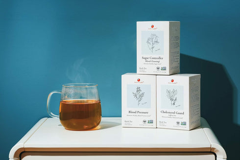 Health King Blood Pressure Herb Tea, Teabags, 20 Count Box...