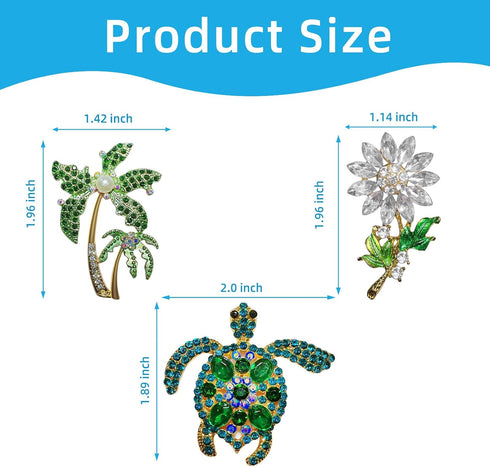Bling Bogg Bag Charm, Turtle Palm Tree and Daisy Charm for Bogg Bag, Simply Southern, Beach Tote Bag...