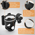 Stroller Cup Holder with Phone Holder, 2-in-1 Cup Phone Holder for Stroller, Bike, Wheelchair, Walker, Scooter, 360° Rotatable Large Caliber Desig...