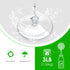 HangerSpace Suction Cup Hooks, 1.77 Inches Clear PVC Suction Cups with Metal Hooks Removable Small Suction Cups for Shower Bathroom Kitchen Wall W...