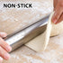 Adjustable Rolling Pin with Thickness Rings for Baking -Non Stick Stainless Steel Dough Roller Pin with Bands for Cookie,Wood,Wooden and Bread (Gr...