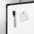 Double-Sided Small White Board Dry Erase, 11" x 7" Mini Hanging Dry Erase Board for Wall, Black Frame Whiteboard for Home School Office...