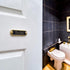 Toilet Brass Bathroom Door Sign. Traditional Style Home Décor Wall Plaque Handmade By The Metal Foundry UK....