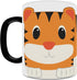 Morphing Mugs Cartoon Tiger - One 11 oz Color Changing Heat Sensitive Ceramic Mug – Image Revealed When HOT Liquid Is Added!...