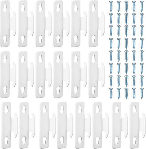 Sratte Curtain Rod Bracket Curtain Rod Single Bracket Curtain Hardware Brackets Spreader Wall Bracket Hooks with Screws Window Hardware Rod Holder...