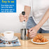 Milk Frother Coffee Mixer Handheld, Rechargeable Coffee Grinder, Frother Whisk, Mini Blender and Electric Mixer Coffee Frother for Frappe, Latte, ...