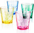 SCANDINOVIA - 8 oz Unbreakable Premium Juice Glasses Kid Cups- Set of 4 - Super Grade Acrylic Plastic Tumbler Cups - Perfect for Gifts - BPA Free ...