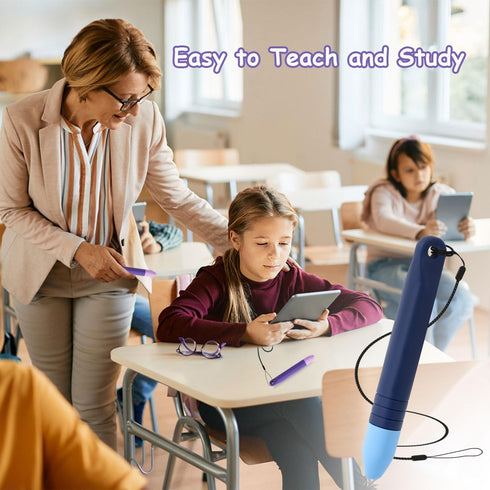 4pcs Kid-Friendly Stylus Pens for Touch Screens, Capacitive Stylus Pens with 4pcs Tethers, Kid Tablet Stylus Pen Children's Crayon Stylus Pen for ...