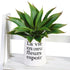 JUSTOYOU Large 12.5" Artificial Succulents Aloe Plants Real Touch Fake Flowers Unpotted for Home Wedding Festival Arrangement (1, Green)...