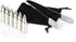 Bullet Whiskey Chillers Stones - Whiskey Rocks by The Wine Savant Set of 6 - Stainless Steel Bullet Shaped Ice Cubes, Gift Box Come, Tongs and Sto...
