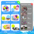 12 Pack Reusable Water Balloons for Kids Adults, Coloful Quick Fill Water Balls Self Sealing Bombs Splash Ball, Summer Outdoor Water Fight Toy, Ba...