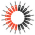 20pcs 4mm Banana Plug Audio Speaker Cable Connector Male Audio Speaker Cable Connector Support 12 AWG to 20 AWG Wires, 10pcs Red + 10pcs Black...