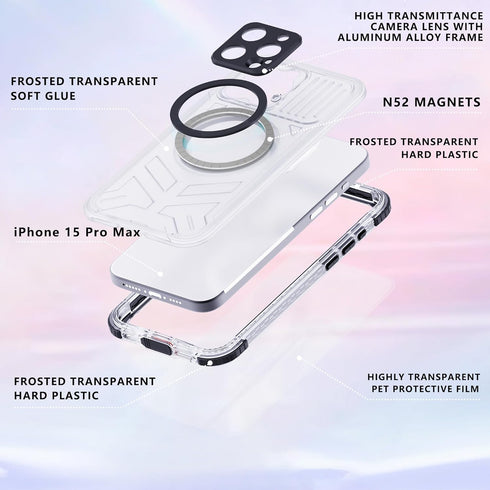 IP68 Waterproof Case for iPhone 15 Promax, 100% Passed The Waterproof Quality Test,360° Full-Enclosure Design,Compatible with MagSafe,Underwater C...