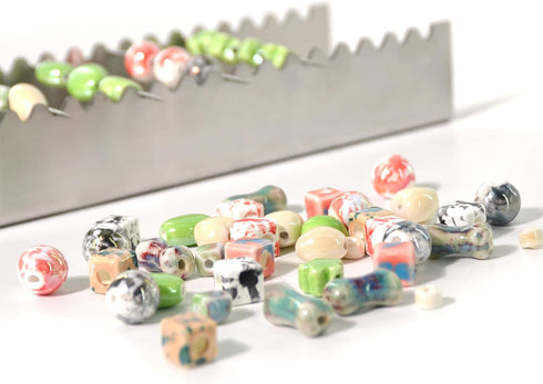 UPTTHOW Bead Baking Rack, Polymer Clay Tools, Drying Rack for Polymer Clay Jewelry Making Tool with 20 Skewers...