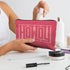 Howdy makeup bag?Pink Howdy, Western makeup bag,Cowgirl Gifts,Howdy cosmetic bag?Western cosmetic bag?Hot Pink Retro Western make up bag?Western g...