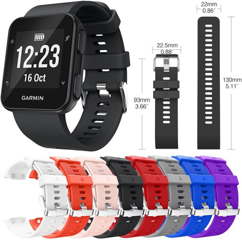 Band for Garmin Forerunner 35, Soft Silicone Replacement Watch Band Strap for Garmin Forerunner 30 Smart Watch (No Tracker)...