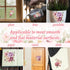 Rub on Transfer Decals for Furniture Crafts 6"x12", 3Pcs Waterproof UV Transfer Decals Sticker for Dresser, Glass, Porcelain, Paper, Wood, Decor(D...