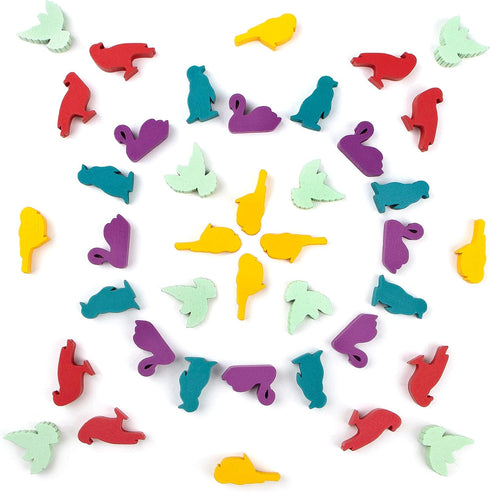TowerRex Wingspan Player Tokens Set - Player Tokens - Wingspan Board Game Upgrade Kit...
