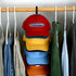 Perfect Curve Cap Rack System 36 – Baseball Cap Organizer (12 clips hold up to 36 caps,Black)...