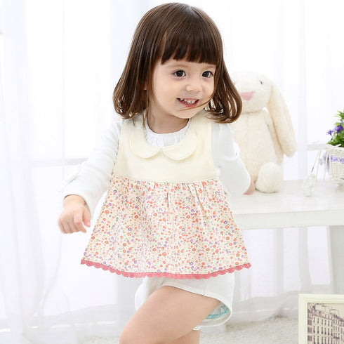 GZMM 3-Pack Baby Girl's Bibs Dress Infant Toddler waterproof Burp Cloths With Adjustable Snaps...