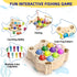 Wooden Magnetic Fishing game for Toddlers 1-3, Montessori Sensory Busy Board Educational Learning Fine Motor Skills Toys for 1 2 3 Years Old Boys ...