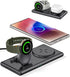 Wireless Charger for Samsung Galaxy Watch Ultra/7/Fold 6/Flip 6/S24 Ultra/24/23/22, 2 in 1 Charging Station for Samsung Watch 6/6 Classic/5/5 Pro/...