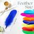 PMYUMAO 300pcs Yellow Feathers for Crafting, 5-7inch Bulk Natural Feathers for Hats, Costume Decorations, DIY Crafts, Wedding Home Party Decoratio...